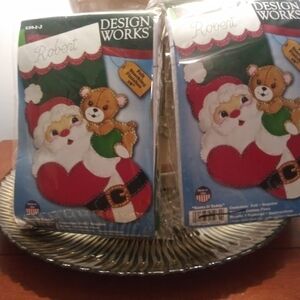 NWOT 2 Santa Stocking Craft Kits